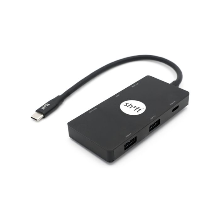 SHIFThub USB-C-Hub in der Frontalansicht