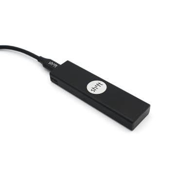 SHIFTpod externes SSD-Gehäuse Frontalansicht